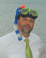 Island Mike at Beach in Virgin Islands